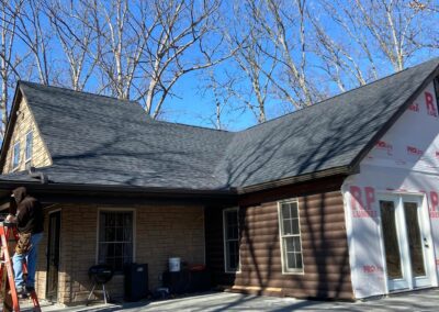 leaf guard seamless gutters on remodel