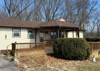 brown seamless gutters