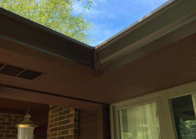 seamless gutters with leafguards